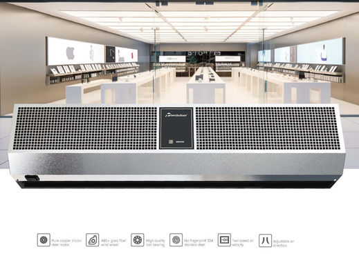 230V বাণিজ্যিক দরজার এয়ার কার্টেন 2000m³/ঘণ্টা বায়ুপ্রবাহ স্টেইনলেস স্টিল