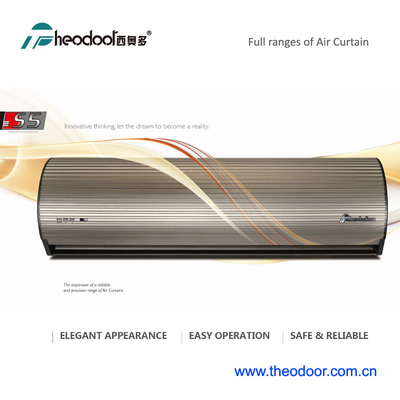Theodoor S5 সিরিজ এয়ার কার্টেন 230V 2000m3/h জন্য 3-4m দরজা উচ্চতা